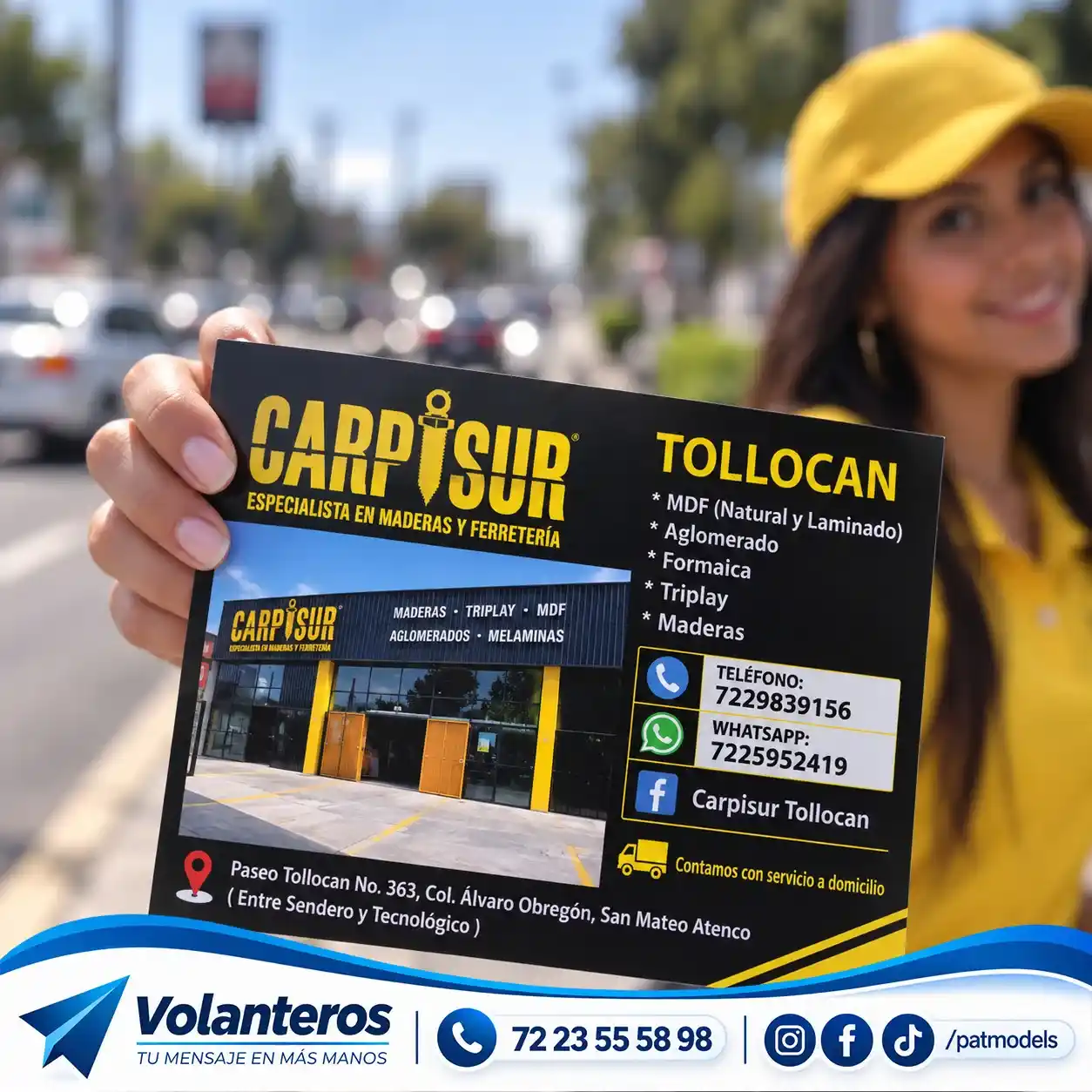 Campaña de volanteo de Carpisur en Toluca y Metepec