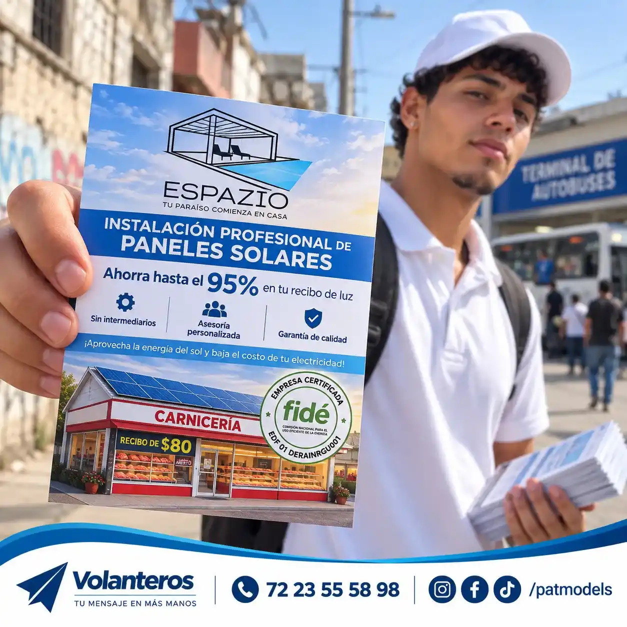 Campaña de volanteo de Eléctrica en Toluca y Metepec