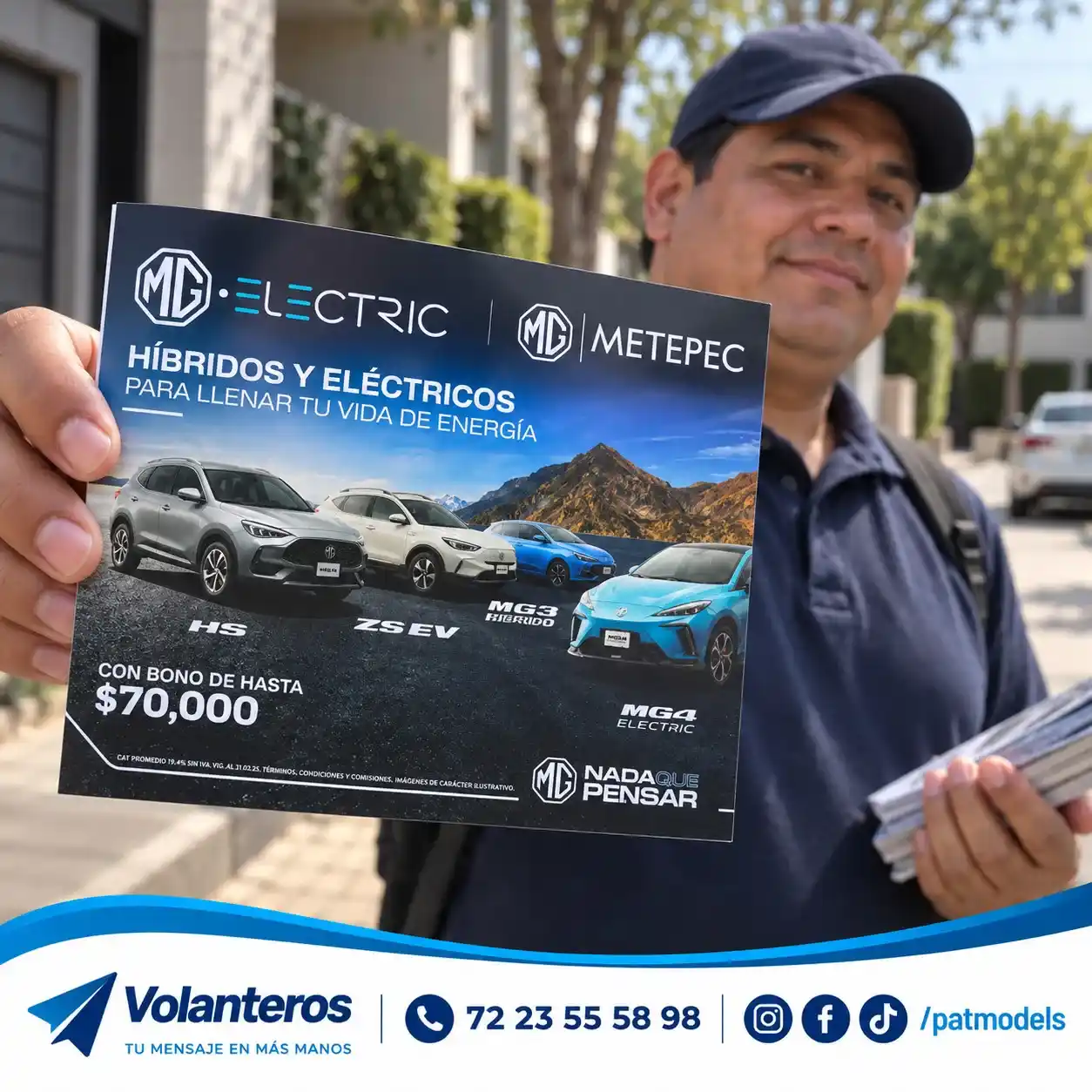 Segunda campaña de volanteo de MG en Toluca y Metepec