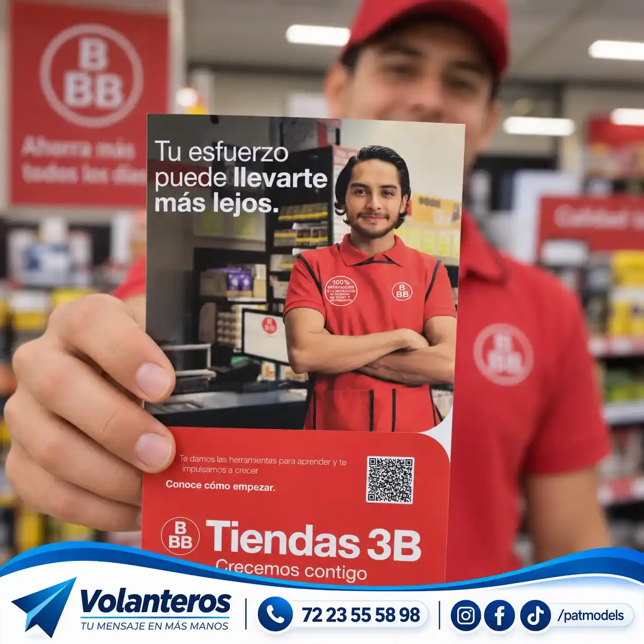 Campaña de volanteo de Tiendas 3B en Toluca y Metepec